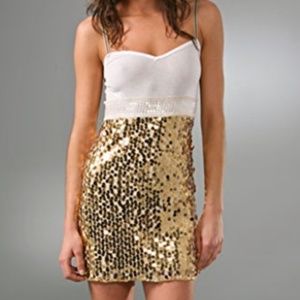 Free people sequin mini dress/tank